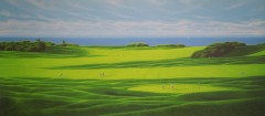 Daniele Fissore - Deep Green King Size - Serigrafia - 178 x 78 cm