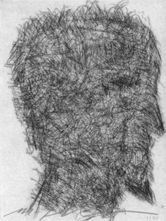Mimmo Paladino, acquaforte Pirandello