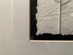Walter Valentini, Incisione in acquaforte, numerata 82/100, 30x40, cornice in legno nero