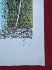 Litografia Enrico Baj