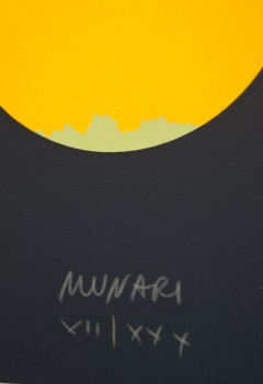 Bruno Munari - Lei non sa che la guardiamo - Serigrafia - 180x35 cm