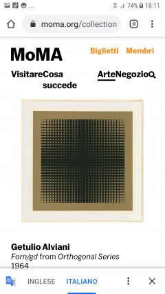 serigrafia Getulio Alviani