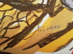 Litografia Saverio Terruso Certificata, numerata e firmata