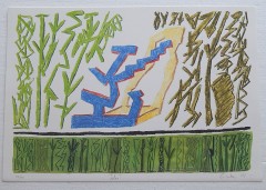 Riccardo Licata litografia ''Iolao'' 2001 tiratura limitata 75.