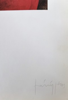 CLAUDIO PARMIGGIANI 70x50 litografia su carta 
