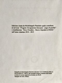 La Campana Della Solidarietà Pistoletto
