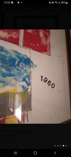 Mario Schifano coppia serigrafie serie Best Seller