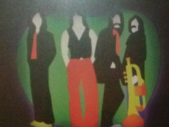 Marco Lodola litografia numerata e firmata-''The Beatles''.