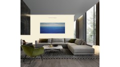 Daniele Fissore - Blue Blue World - Serigrafia - 178 x 78 cm