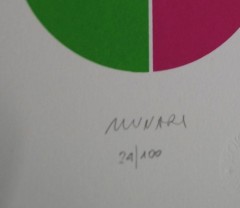 Bruno Munari - Continuità - Serigrafia - 180x35 cm