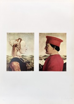 CLAUDIO PARMIGGIANI 70x50 litografia su carta 