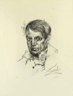 Salvador Dali, Portrait of Picasso