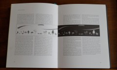 Bruno Munari - Un viale di alberi diversi -Serigrafia - 180 x 50 cm