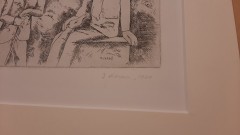 Carlo Carrà-acquaforte- I Dioscuri 