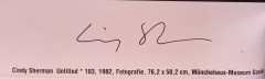 Cindy Scherman offset firmato