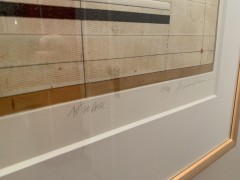 Assadour Bezdikian, Litografia, numerata 31/99, 50x70, cornice in legno naturale