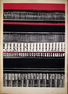 Arnaldo Pomodoro Litografia  50x70cm anno 1965