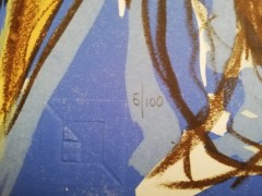 Litografia Saverio Terruso Certificata, numerata e firmata