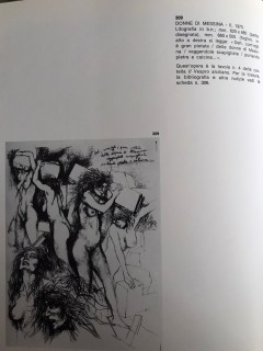 Renato Guttuso, tre litografie,  cartella completa Donne di Messina