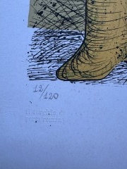 Litografia Enrico Baj