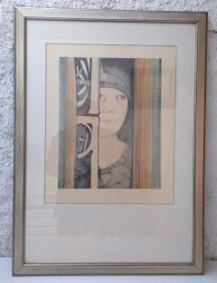 ARMODIO - Il curioso - Litografia originale a colori