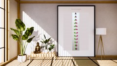 Bruno Munari - Continuità - Serigrafia - 180x35 cm
